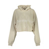 CALVIN KLEIN SWEATSHIRT OHNE REISSVERSCHLUSS DAMEN BEIGE