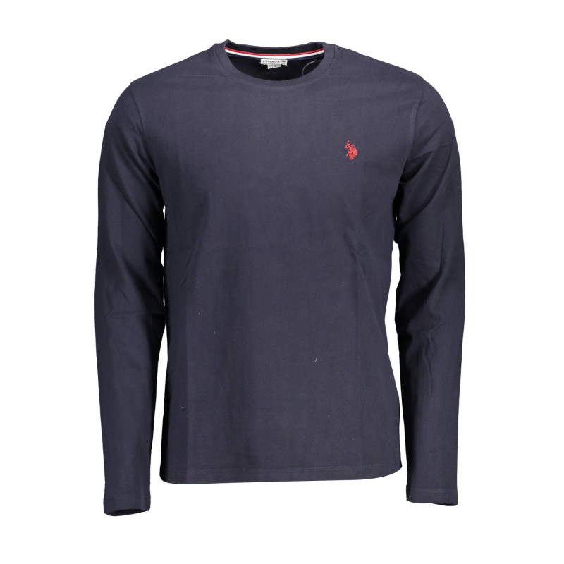 US POLO T-SHIRT LANGARM HERREN BLAU