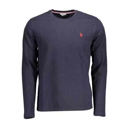 US POLO T-SHIRT LANGARM HERREN BLAU