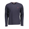 US POLO T-SHIRT LANGARM HERREN BLAU