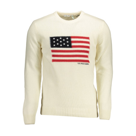 US POLO PULLOVER HERREN WEISS