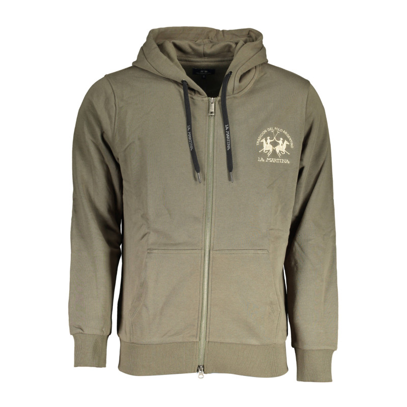 LA MARTINA HERREN-SWEATSHIRT MIT REISSVERSCHLUSS GRÜN