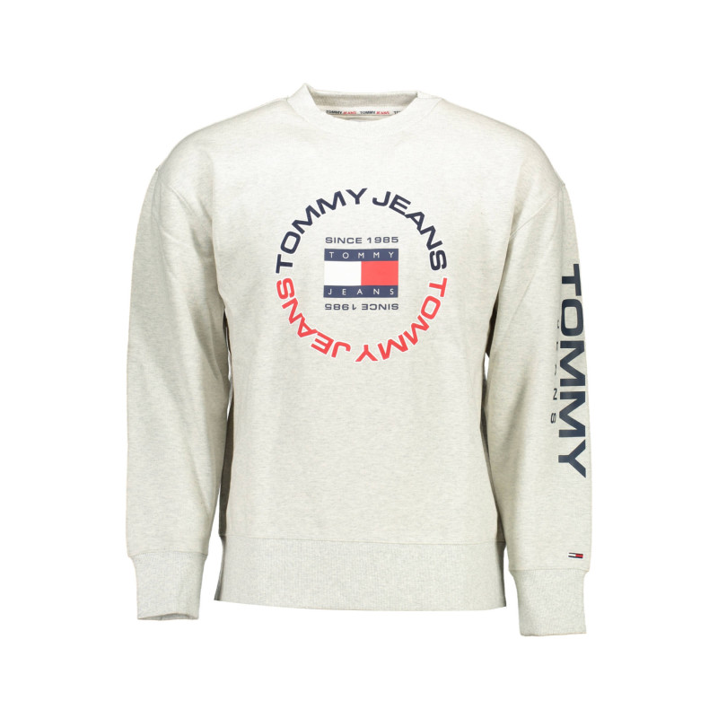 TOMMY HILFIGER FELPA SENZA ZIP UOMO GRIGIO
