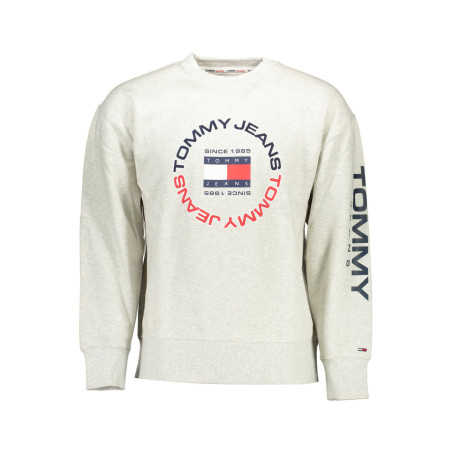 TOMMY HILFIGER FELPA SENZA ZIP UOMO GRIGIO