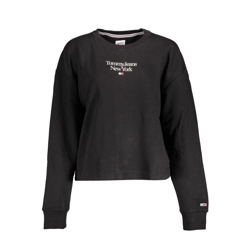 TOMMY HILFIGER SWEATSHIRT OHNE REISSVERSCHLUSS DAMEN SCHWARZ