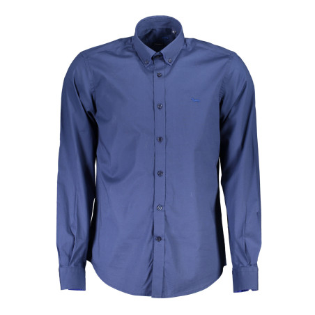 HARMONT & BLAINE CAMICIA MANICHE LUNGHE UOMO BLU