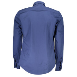 HARMONT & BLAINE CAMICIA MANICHE LUNGHE UOMO BLU