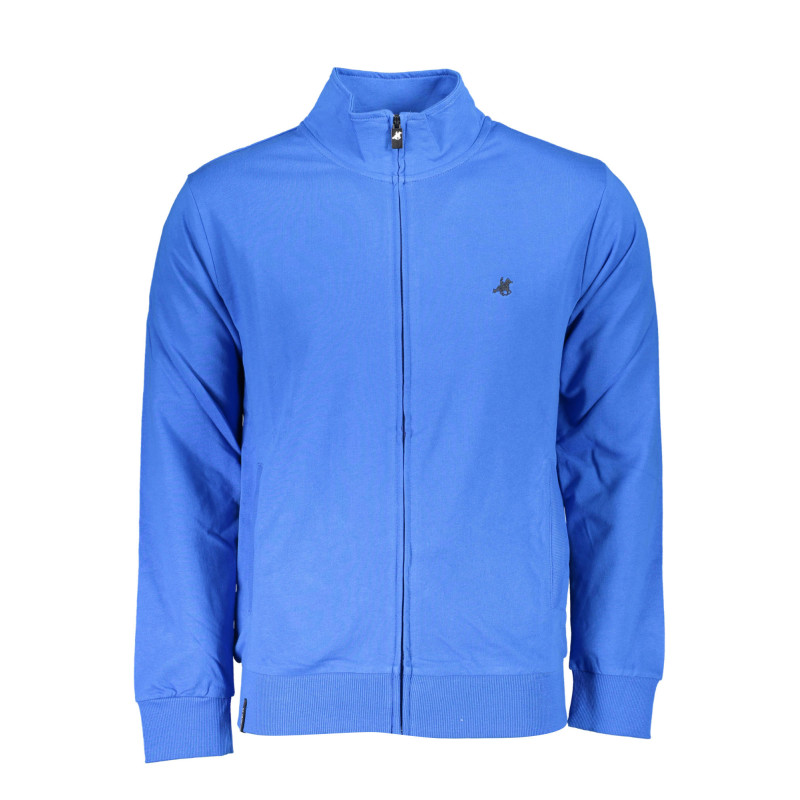 US GRAND POLO SWEATSHIRT MIT REISSVERSCHLUSS HERREN BLAU