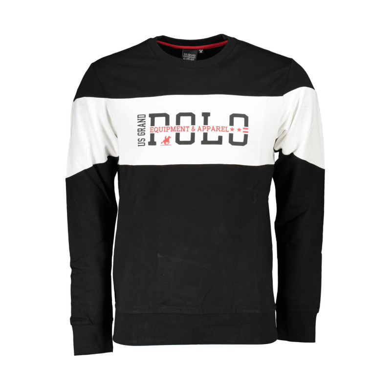 US GRAND POLO SWEATSHIRT OHNE REISSVERSCHLUSS HERREN SCHWARZ