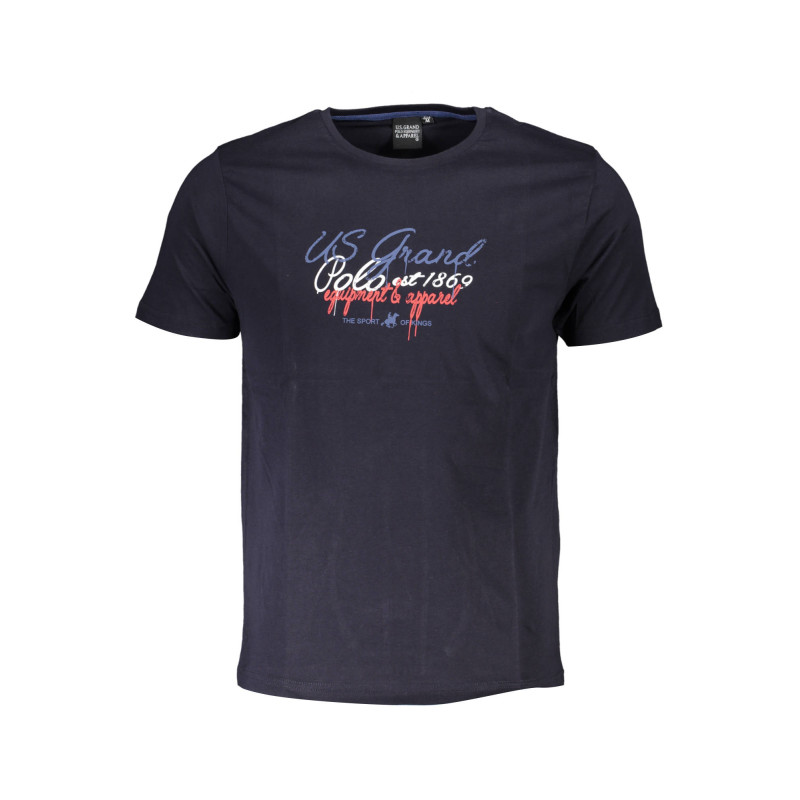 U.S. GRAND POLO T-SHIRT MANICHE CORTE UOMO BLU