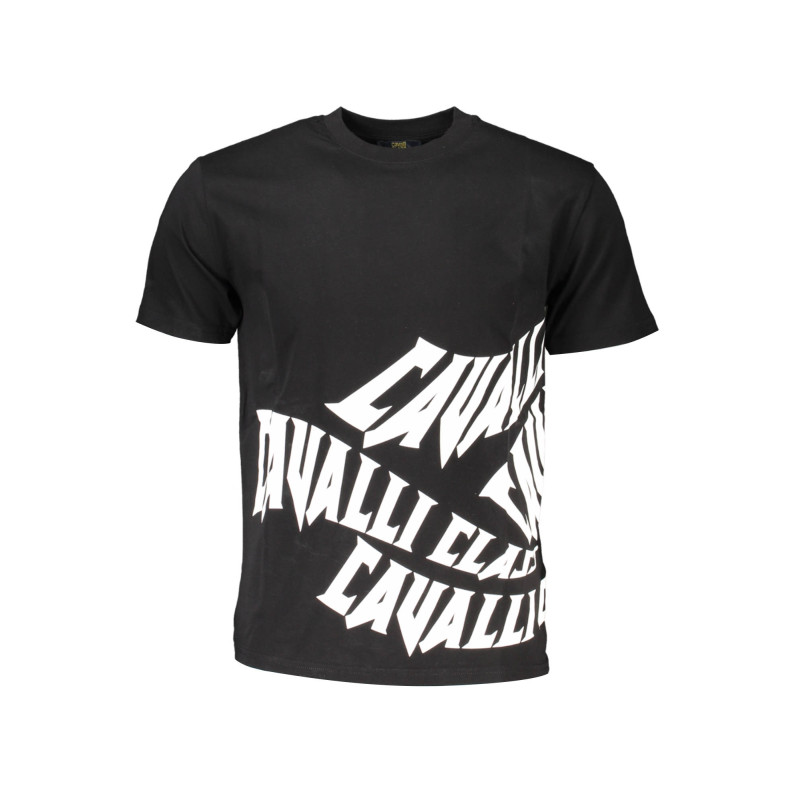 CAVALLI CLASS T-SHIRT MANICHE CORTE UOMO NERO
