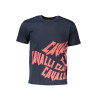 CAVALLI CLASS T-SHIRT MANICHE CORTE UOMO BLU