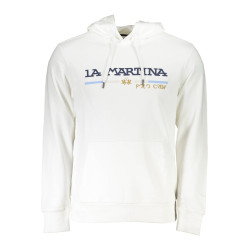 LA MARTINA WHITE MEN&39S SWEATSHIRT WITHOUT ZIP
