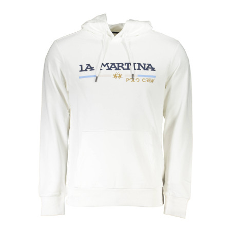 LA MARTINA WEISSES HERREN-SWEATSHIRT OHNE REISSVERSCHLUSS
