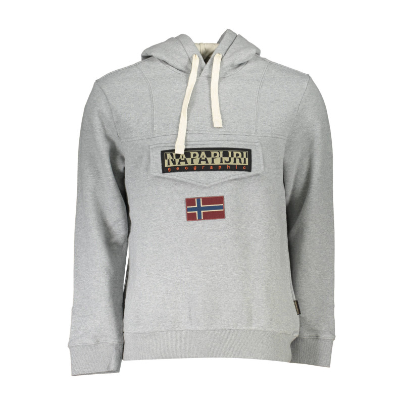 NAPAPIJRI SWEATSHIRT OHNE REISSVERSCHLUSS GRAU MANN