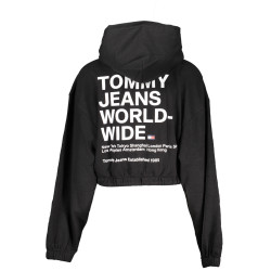 TOMMY HILFIGER FELPA CON ZIP DONNA NERO