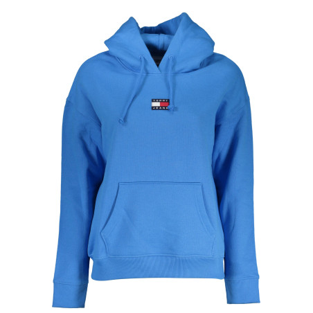 TOMMY HILFIGER FELPA SENZA ZIP DONNA AZZURRO