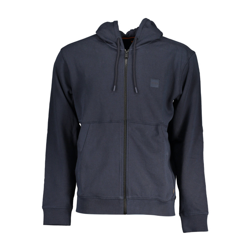 HUGO BOSS FELPA CON ZIP UOMO BLU