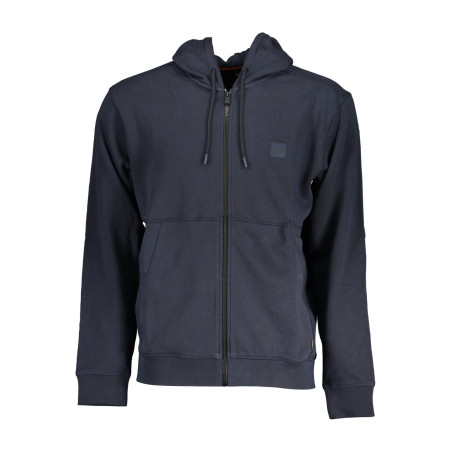 HUGO BOSS FELPA CON ZIP UOMO BLU