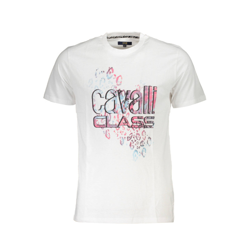 CAVALLI CLASS T-SHIRT KURZARM HERREN WEISS