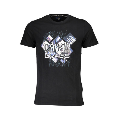 CAVALLI CLASS T-SHIRT KURZARM HERREN SCHWARZ
