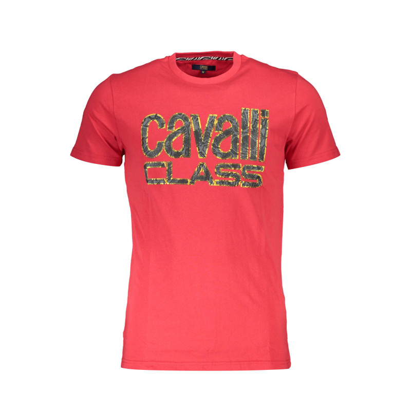 CAVALLI CLASS T-SHIRT KURZARM HERREN ROT