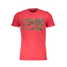 CAVALLI CLASS T-SHIRT KURZARM HERREN ROT