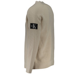 CALVIN KLEIN HERREN BEIGER PULLOVER