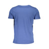 NAUTISCHES SCHULBLAUES KURZÄRMELIGES HERREN-T-SHIRT