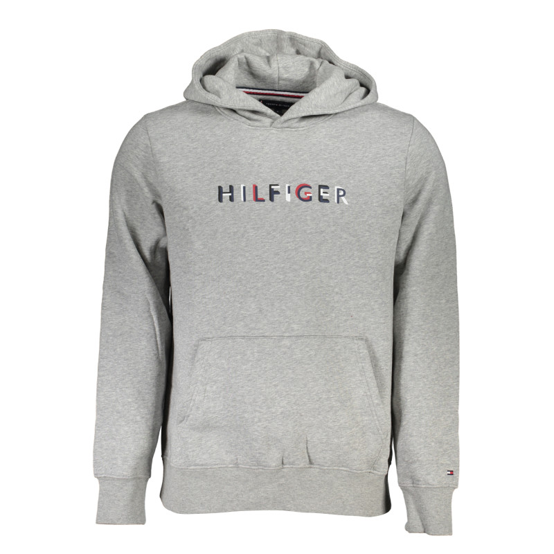 TOMMY HILFIGER FELPA SENZA ZIP UOMO GRIGIO