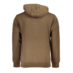 US GRAND POLO HERREN-SWEATSHIRT MIT BRAUNEM ZIP