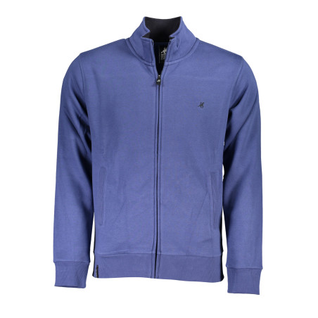 US GRAND POLO HERREN-SWEATSHIRT MIT BLAUEM ZIP