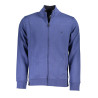 US GRAND POLO HERREN-SWEATSHIRT MIT BLAUEM ZIP