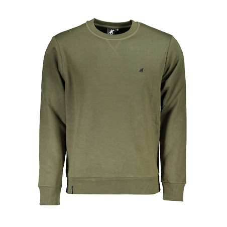US GRAND POLO HERREN-SWEATSHIRT MIT GRÜNEM REIßVERSCHLUSS