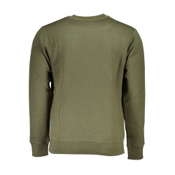 US GRAND POLO HERREN-SWEATSHIRT MIT GRÜNEM REIßVERSCHLUSS
