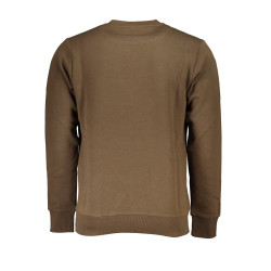 US GRAND POLO HERREN-SWEATSHIRT MIT BRAUNEM REISSVERSCHLUSS
