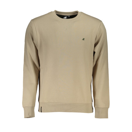 US GRAND POLO BEIGES SWEATSHIRT MIT REISSVERSCHLUSS FÜR HERREN
