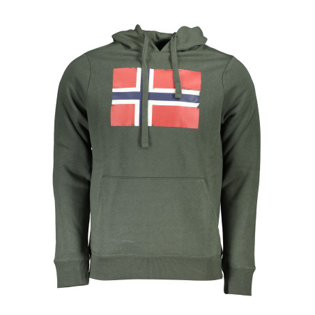 NORWEGEN 1963 GRÜNES HERREN-SWEATSHIRT MIT REISSVERSCHLUSS