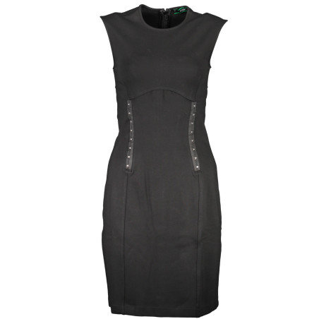 GUESS JEANS DAMEN KURZES KLEID SCHWARZ