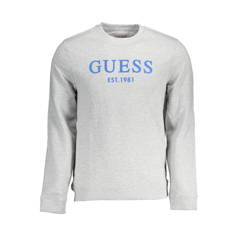 GUESS JEANS SWEATSHIRT WITHOUT ZIP MEN GREY