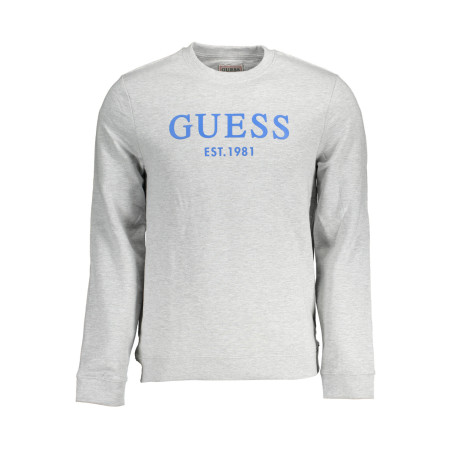 GUESS JEANS SWEATSHIRT WITHOUT ZIP MEN GREY