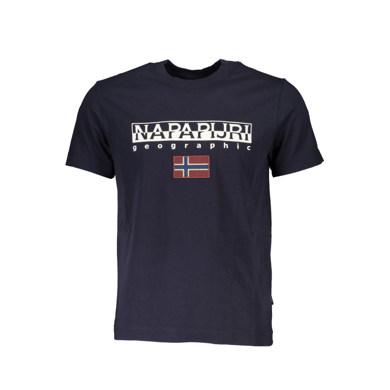 NAPAPIJRI HERREN-KURZARM-T-SHIRT BLAU