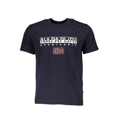NAPAPIJRI HERREN-KURZARM-T-SHIRT BLAU