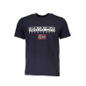 NAPAPIJRI HERREN-KURZARM-T-SHIRT BLAU