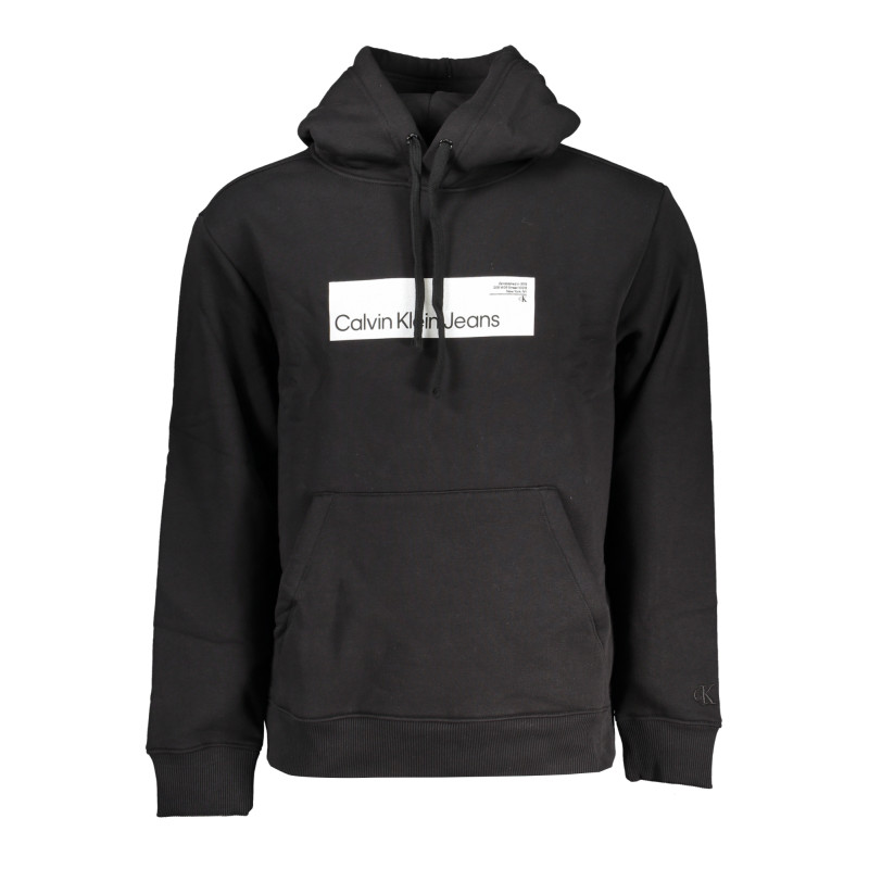 CALVIN KLEIN SCHWARZES HERREN-SWEATSHIRT MIT REISSVERSCHLUSS