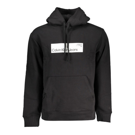 CALVIN KLEIN MEN&39S BLACK ZIPLESS SWEATSHIRT