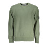 CALVIN KLEIN MEN&39S GREEN ZIPLESS SWEATSHIRT