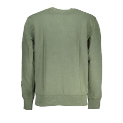 CALVIN KLEIN MEN&39S GREEN ZIPLESS SWEATSHIRT