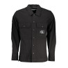CALVIN KLEIN CAMICIA MANICHE LUNGHE UOMO NERO