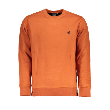 US GRAND POLO HERREN-SWEATSHIRT MIT BRAUNEM REISSVERSCHLUSS
